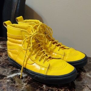 Vans Mens 9/Women 10.5 Sk8-Hi 46 MTE DX All-Weather Utility Yellow Shoes